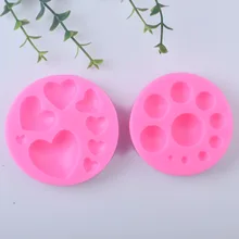 

Love Pearl Fondant Silicone Mould Cake Decorating Mould Chocolate Clay Mould DIY Baking Utensils