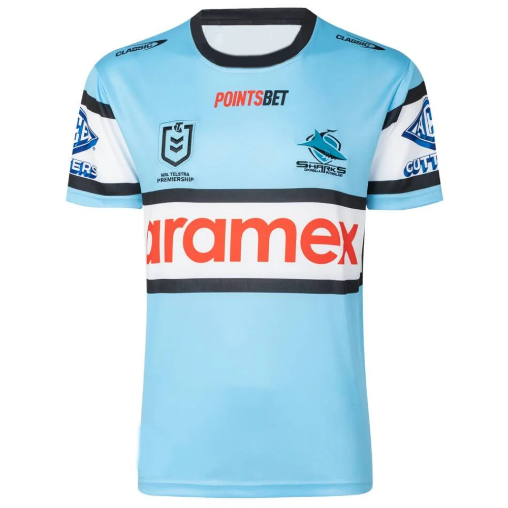 New Hot Sold Signed Cronulla Sharks NRL Rugby League Jersey-Proof COA-26 Autographs Kids Adult