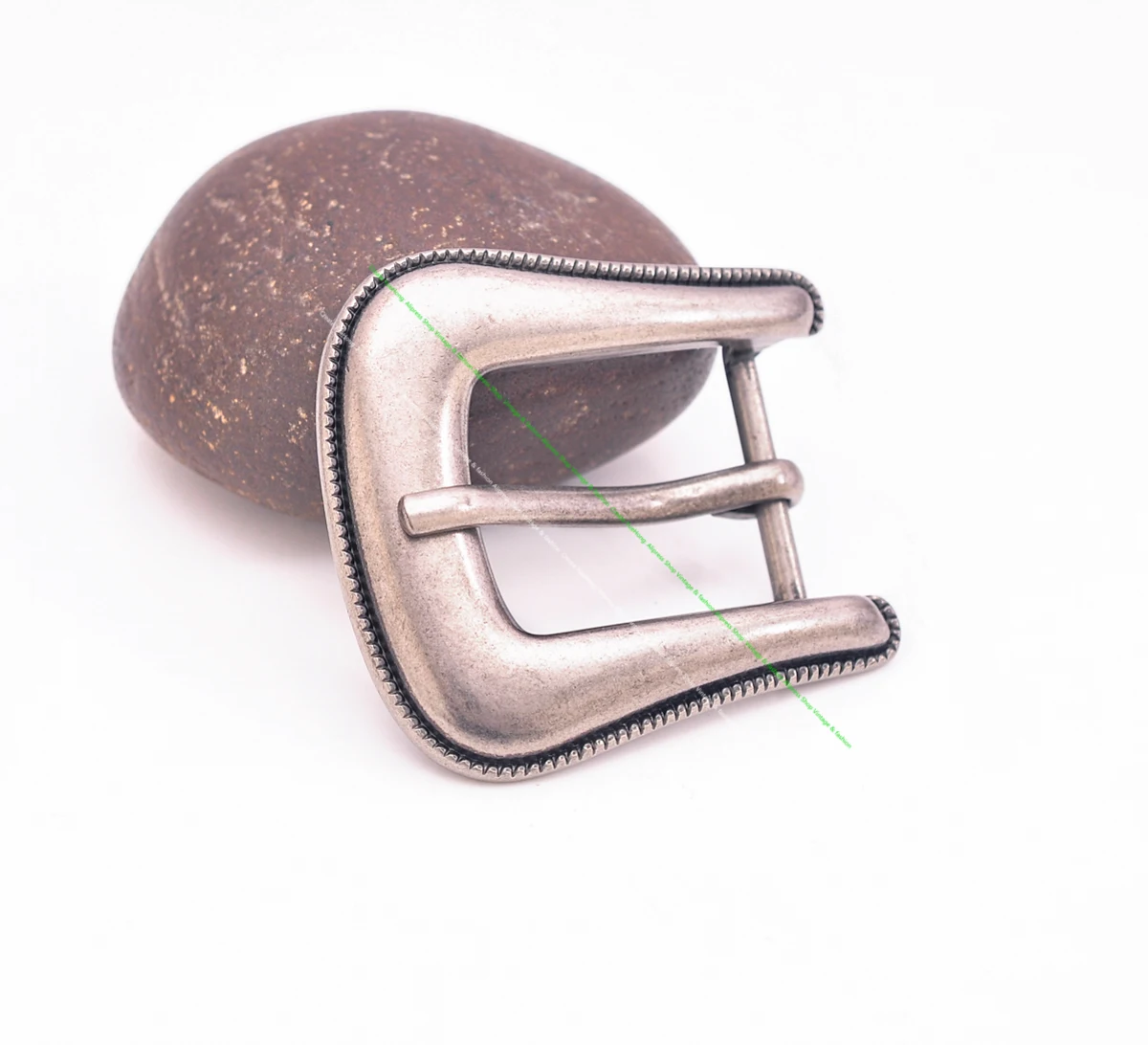 Solide Antik Silber Western Seil Seite Ende Bar Pin Schnalle 3 Stück Set DIY Lederhandwerk Cowboy Gürtelschnalle Ersatz Fit 25mm – Detail 2