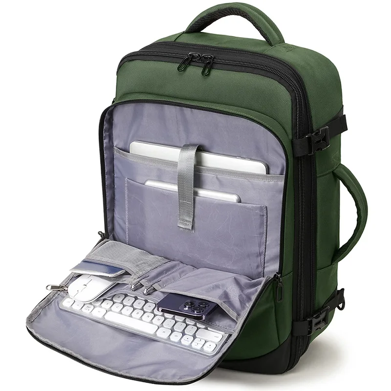 Travel Backpack Men Business Backpack School Expandable Men's Large Capacity Bag Functional  Casual Computer Bag 14 Laptop