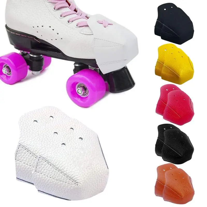 

1pcs Skates Roller Anti-friction Feet Toe hat Guard Leather Skating Cover Protectors For Outdoor Training Sports Accessories New