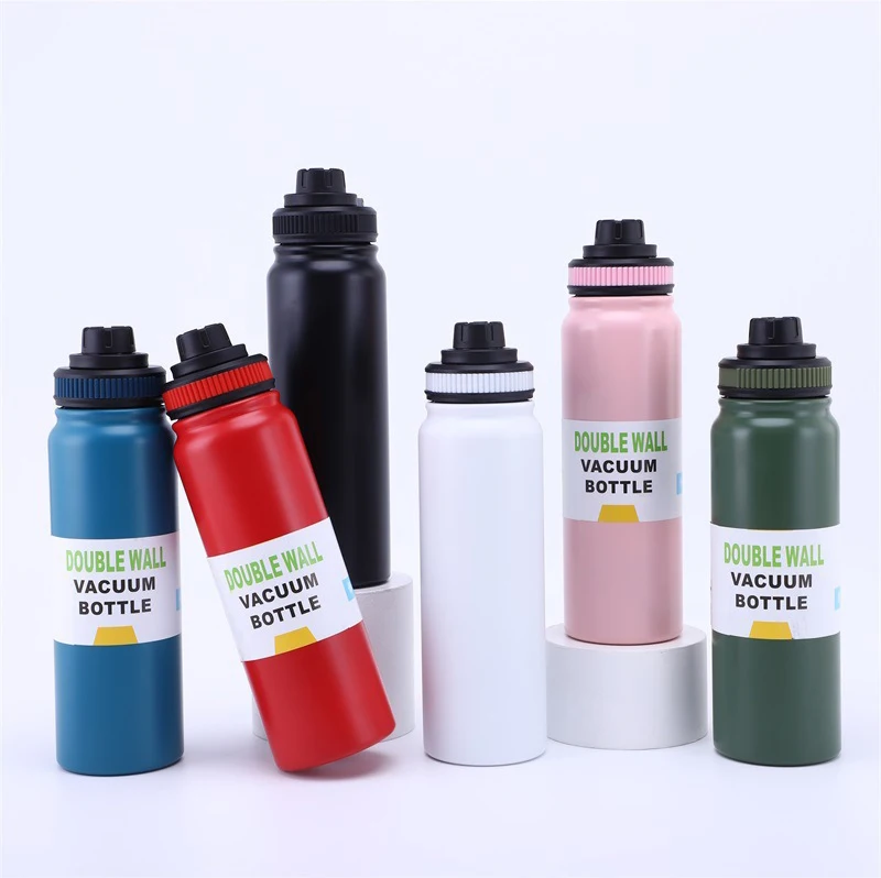 Stainless Steel Large Capacity Thermo Bottle, Portable Cup, Insulated Water Kettle, Vacuum Flask, Travel Cup, 800Ml