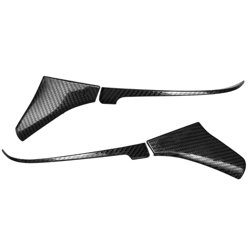 

Базовая Крышка для зеркала заднего вида автомобиля, комплект отделки, подходит для Toyota Camry SE XSE XLE L LE 2018 2019 2020 2021, стильный пластик из углеродного волокна