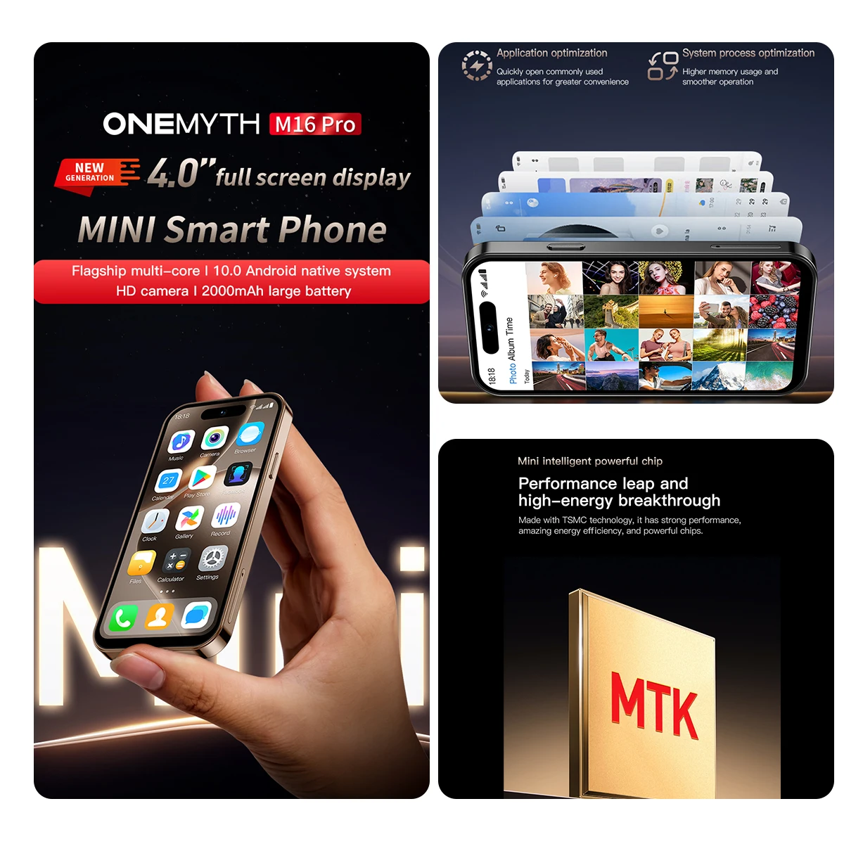 ONEMYTH M17 PRO 中古美品 極小スマホ Android S87032f000c474c82a19fde84df677
