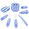 9PCS Plastic Simulation Dentist Play Set Medical Kit Pretend Toy for Kids Hygienic Habbit Cultivation Role Play Game for Childre 6