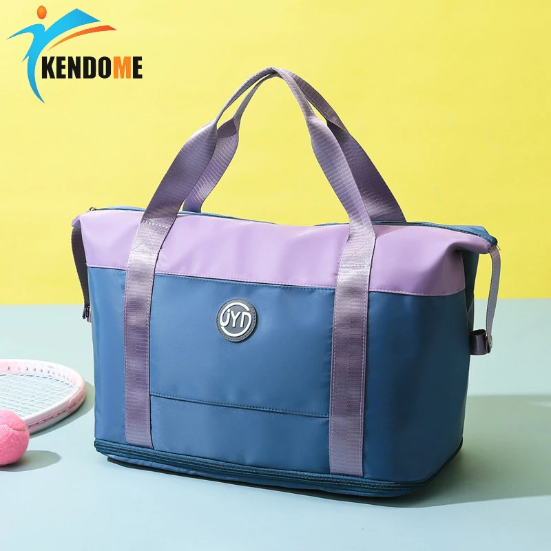 

New Fashion Travel Bag Dry Wet Separation Handbag Large Capacity Mixed Colors Trend Yoga Sport Fitness Backpack