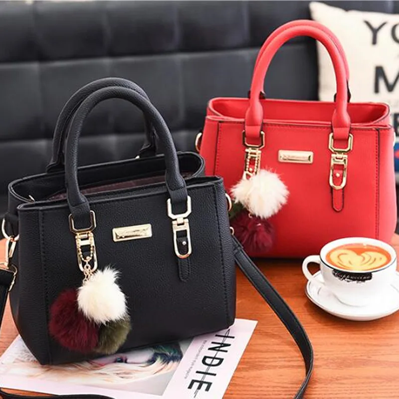 

Shoulder Bags for Women Hair Ball Decor Female Crossbody Bag Fashion Tote Women Handbag Purses and Handbags Luxury Designer Bag