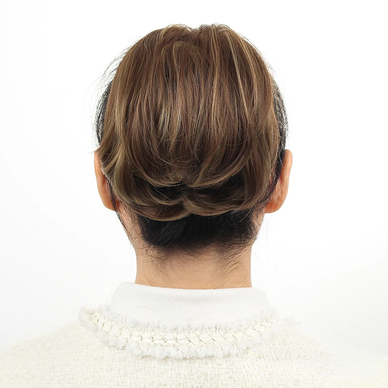 Synthetic Hair Bun Donut Hair Piece Extension For Women Headwear