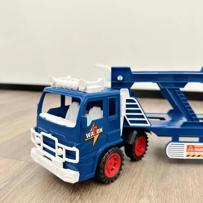 Transporter Toy Truck Girls Sliding Transporter Vehicles Toys Car Truck With Ramp & Carry Storage, Kid Toys Vehicles For Home 4