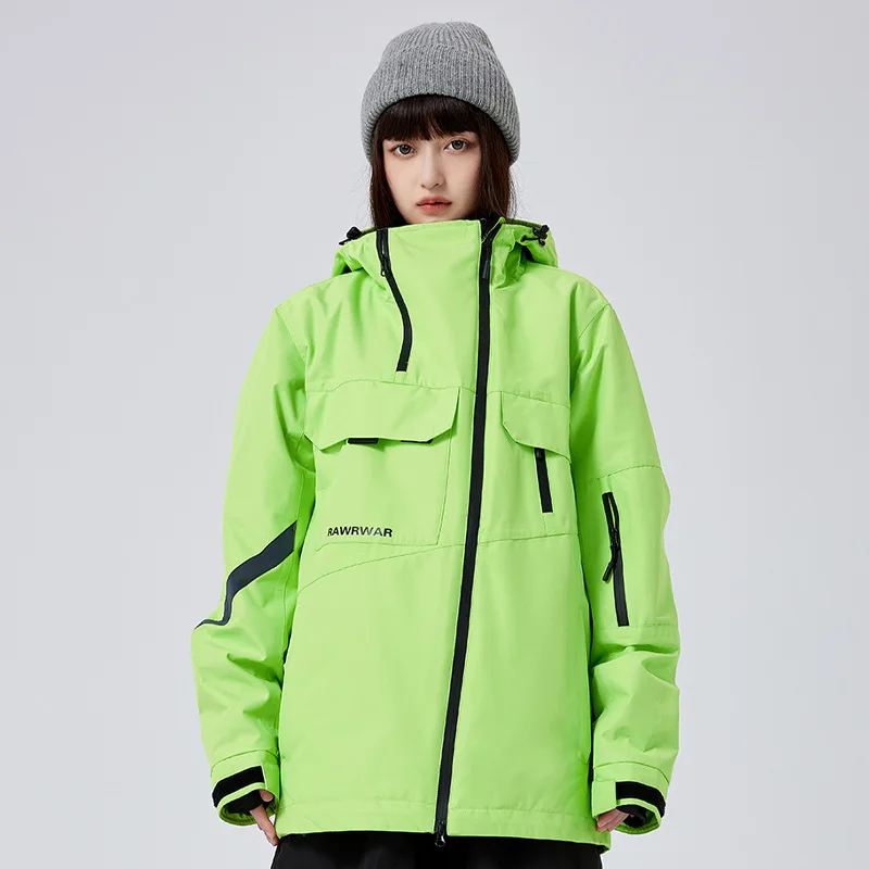 MUTUSNOW Ski Jacket Women And Men's Windproof Waterproof Warm Thicken Snow Coats Outdoor Winter Sports Snowboarding Jacket