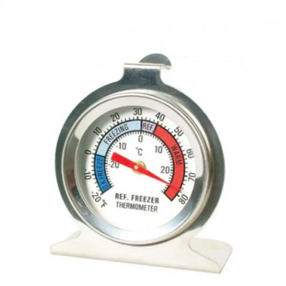 High Precision Stainless Steel Mini Fridge Thermometer