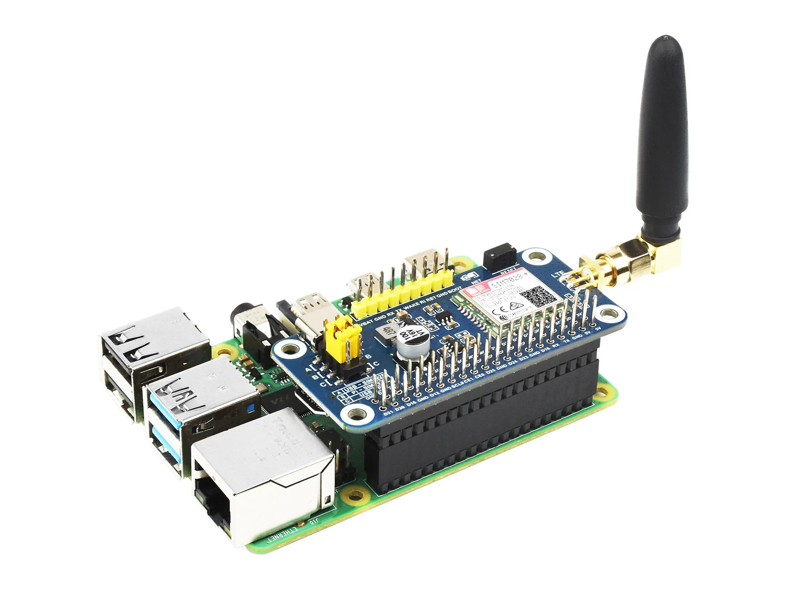  ̿ SIM7028 NB-IoT HAT (EN),SIM7028 NB-IoT HAT, ۷ι  NB-IoT  , GSM ׳ 