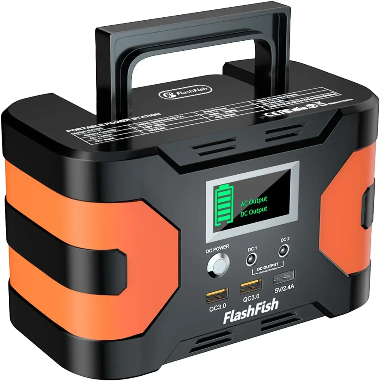 Description Picture 2 of itemPortable Power Station 200W Peak Solar Generator 166Wh Camping CPAP Battery Backup Power Battery Pack