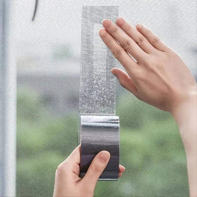 Double Sided Tape Window Screen Door Hole Repair Anti-mosquito Self-Adhesive Mesh
