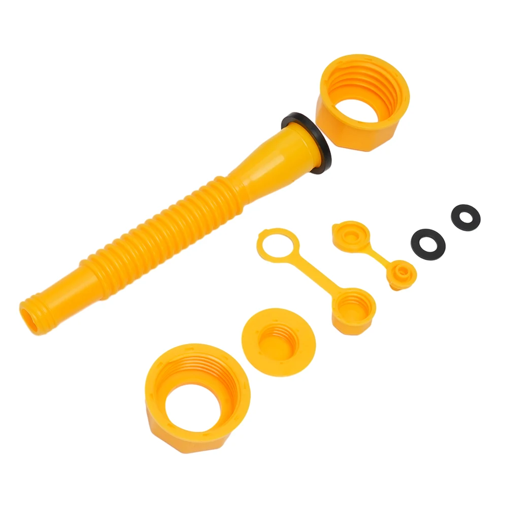 

Gas Tank Nozzle Kit Yellow High Quality New Plastic Vent Hole Gas Can Spout Gas Cans Replacement Nozzle Vent Kit