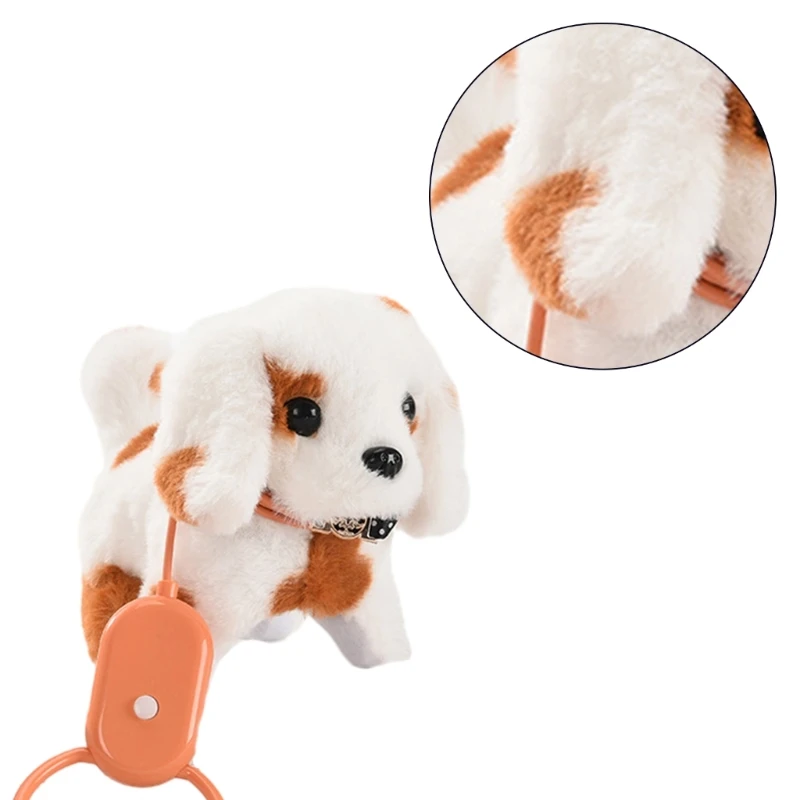 Crawl Learning Music Dog Toy with Leash Electronic Dog Toy Child Birthday Gift X90C