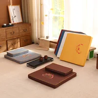 Thickened Linen Meditation Cushion Zafu Removable Washable Cover Home Yoga Buddhist Prayer Cloth Floor Sitting Mat 2
