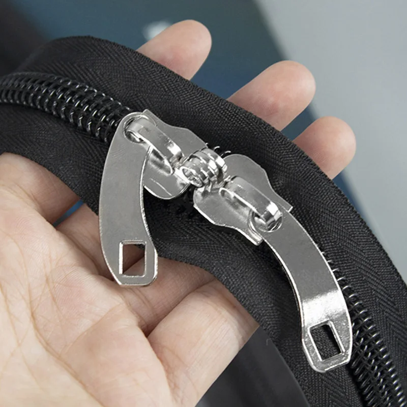 Description Picture 4 of itemNew Zipper Pull Replacement Metal Zipper Slider Zipper Head DIY Clothes Bag Suitcase For Zipper Repair Kits Accessories