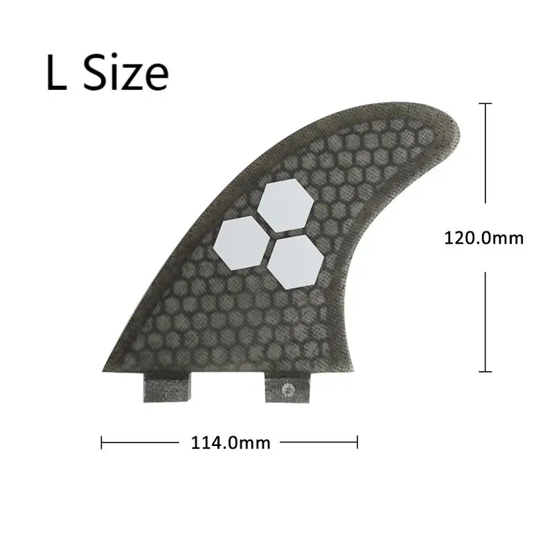 UPSURF FCS FIN Large Size Honeycomb Fin Surfboard Fin 5 Color Surfing Carbon Fins For Shortboard Stabilizer Surf Accessories surfboard fin