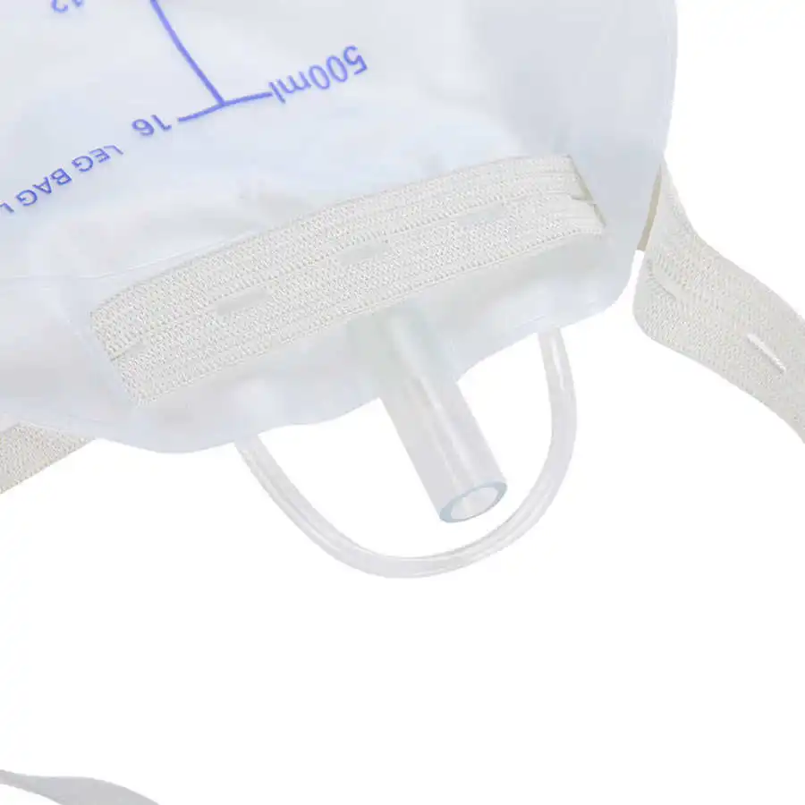 Reusable Urine Funnel Leg Bag Silicone Urine Funnel Pee Holder Collector with Catheter 500 ml Collector Capacity Pants male urine collector urine drainage bag holder