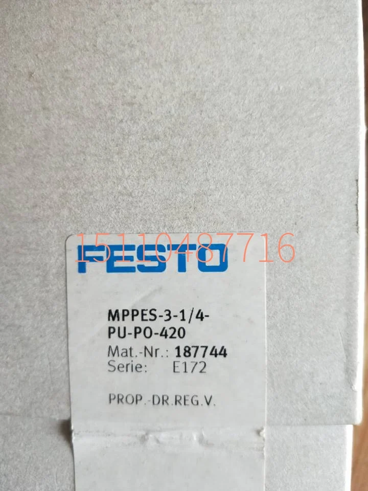 

FESTO Festo, пропорциональный регулирующий клапан давления MPPES-3-1/4-PU-PO-420, 187744 Подлинная точка.