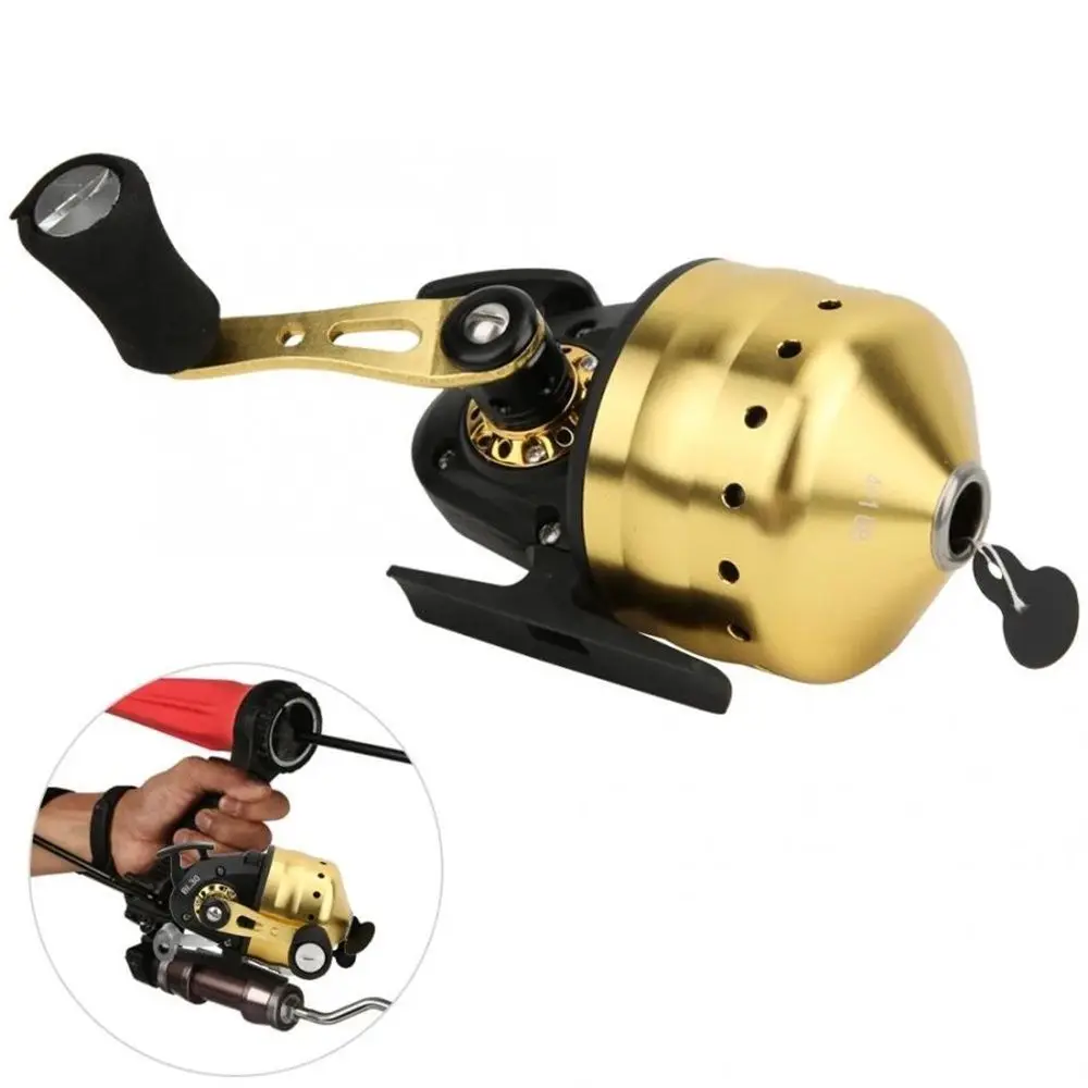 

Slingshot Shooting Fishing Reel Spinning Hand Wheel 4+1BB 3.6:1 Gear Ratio Closed Metal Wheel Outdoor Hunting Bow Accessories