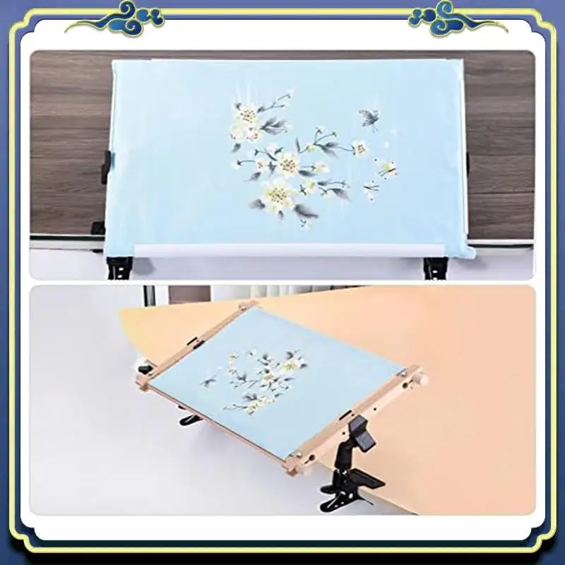 Latest Embroidery Hoop Clip, 360&deg; Swivel Adjustable Table Clip, Crossstitch Clip Opening Up To 4.03 Cm, For Needle Sewing