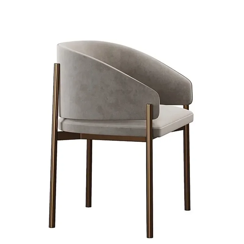 Nordic Individual Armchair Designer Modern Luxury Soft Dining Room Chairs Salon Styling Silla Plegable Kitchen Furniture CC50CY