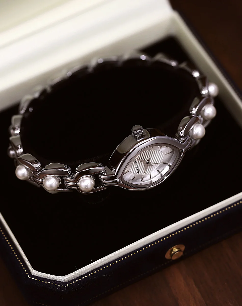 Elegante Luxusuhren für Damen, modisches Armband, ovale Quarz-Damen-Kleideruhr, 2025, neue weibliche Golduhr, Geschenke – Detail 18
