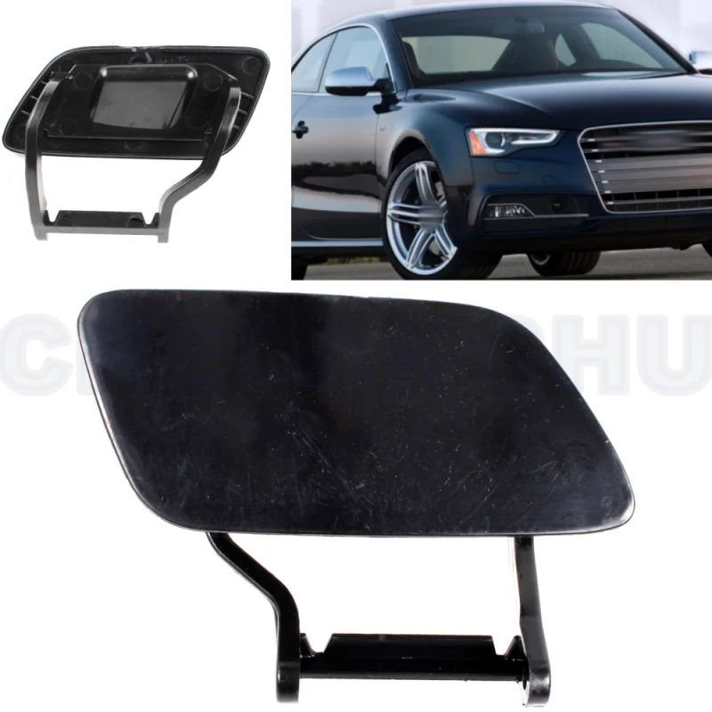 Right Side Front Headlight Washer Sprayer Nozzle Cylinder Jet Washer Cover Cap For Audi A5/S5 2012 2013 2014 2015