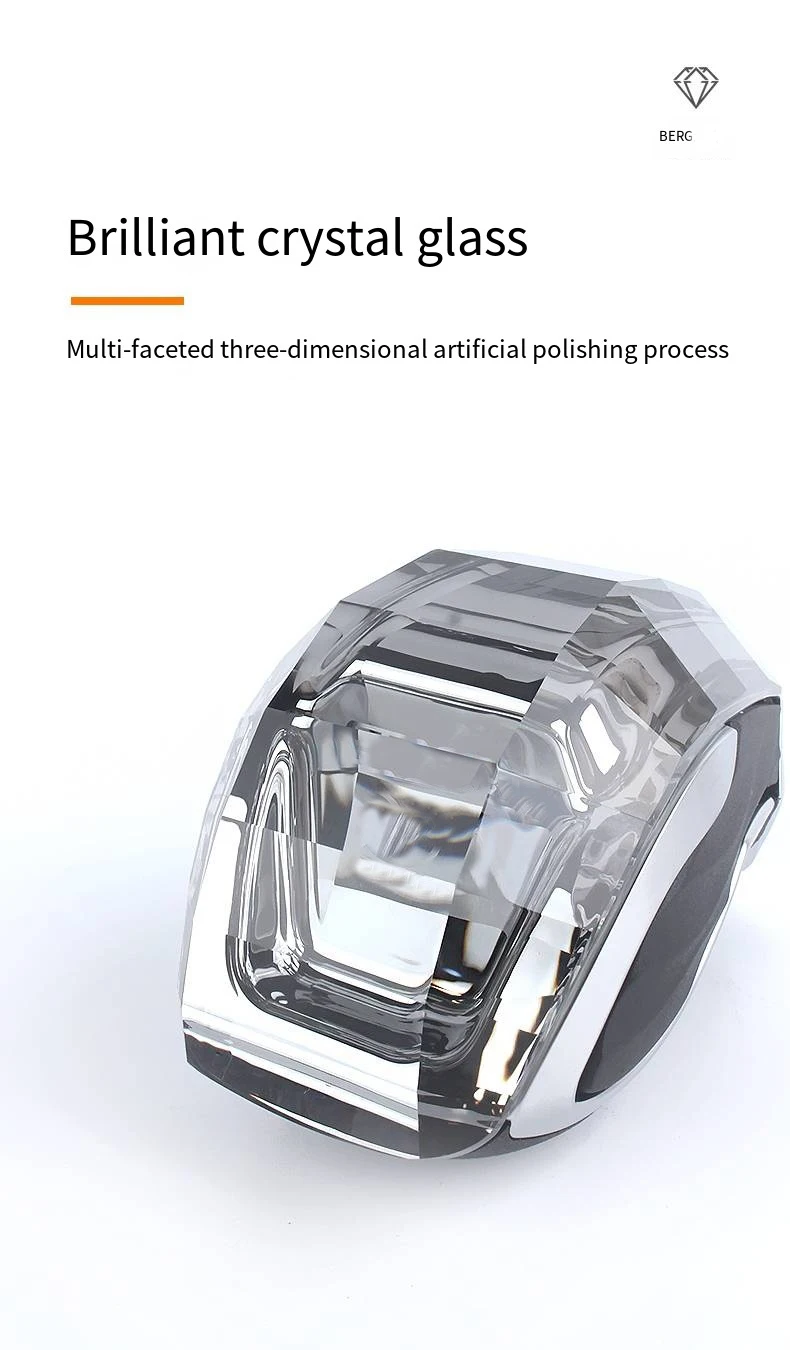 Seven color light crystal shift knob suitable for Lexus 25 crystal gear head car