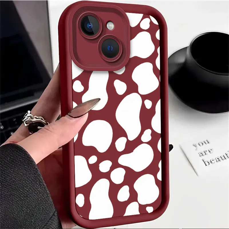 Leopard Print Shockproof Soft Silicone Phone Case