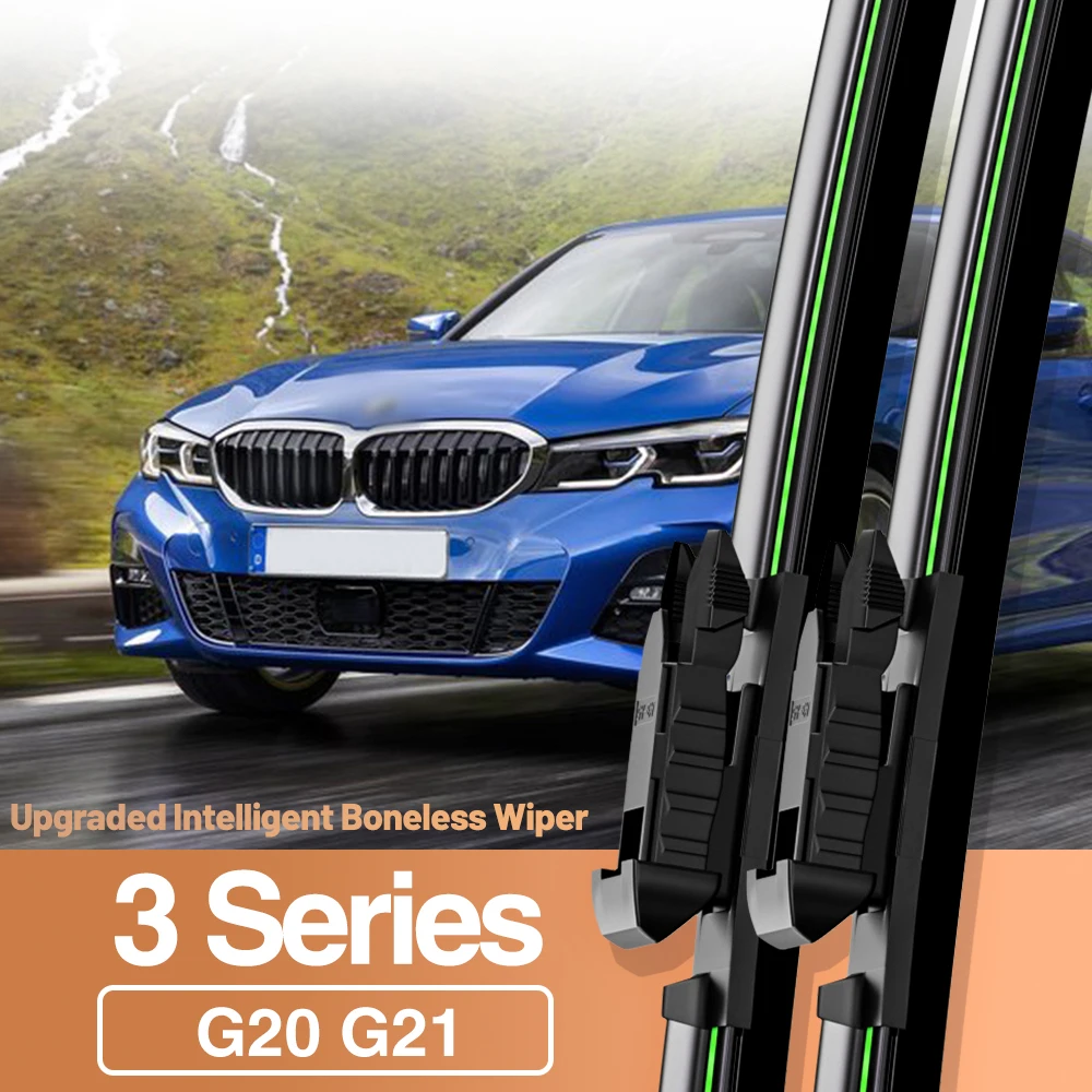 2pcsForBMW3SeriesG20G2120192023FrontWindshieldWiperBlades