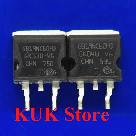 

Real Original 100% NEW GB19NC60HD STGB19NC60HD D2PAK 10PCS ~ 50PCS