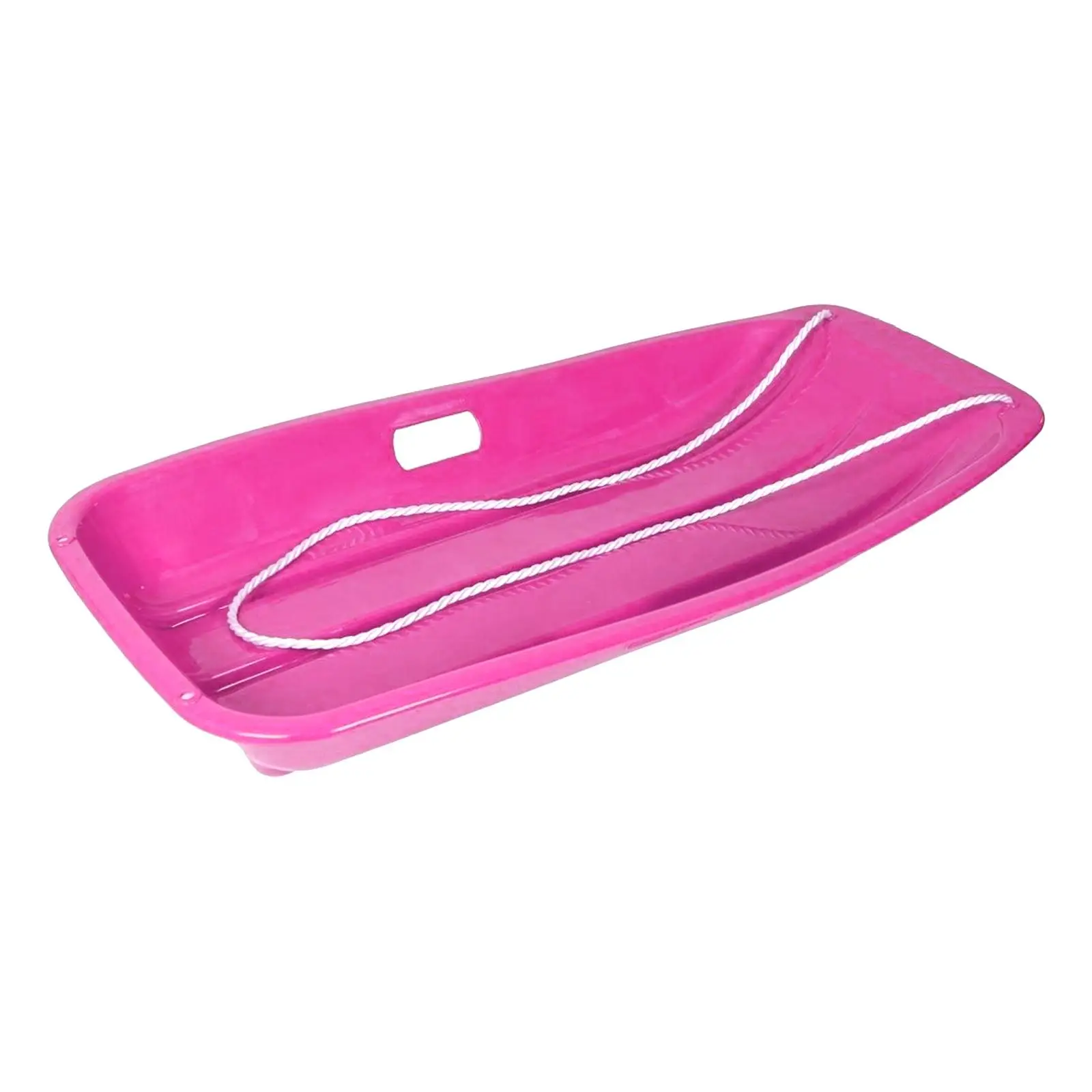 Classic Outdoor Snow Sled Toboggan Sledge Winter Toboggan Sled Pull Ropes for Outdoor Activities Grass Skiing Children Toddler