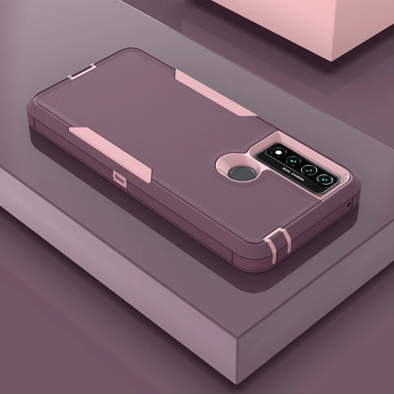 For TCL 20 XE Case Shockproof Matte Phone Bumper Hybrid Protective Cases For TCL 20XE Back Covers TCL20XE Silicone Case Cover 4