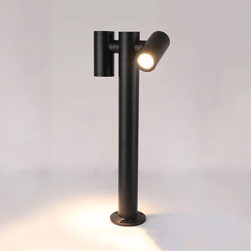 Outdoor Double Head Can Be Rotated 180&deg; Lawn Lamp Creative Garden Garden Light Villa LED Light