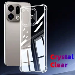 Clear Transparent TPU Shockproof Protection Phone Case for OnePlus 15 (Transparent)