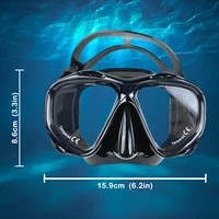 Premium Adult Swimming Goggles - Crystal Clear Tempered Glass Lenses, Waterproof & Anti-Fog, For Comfortable All-Day Swimming 2