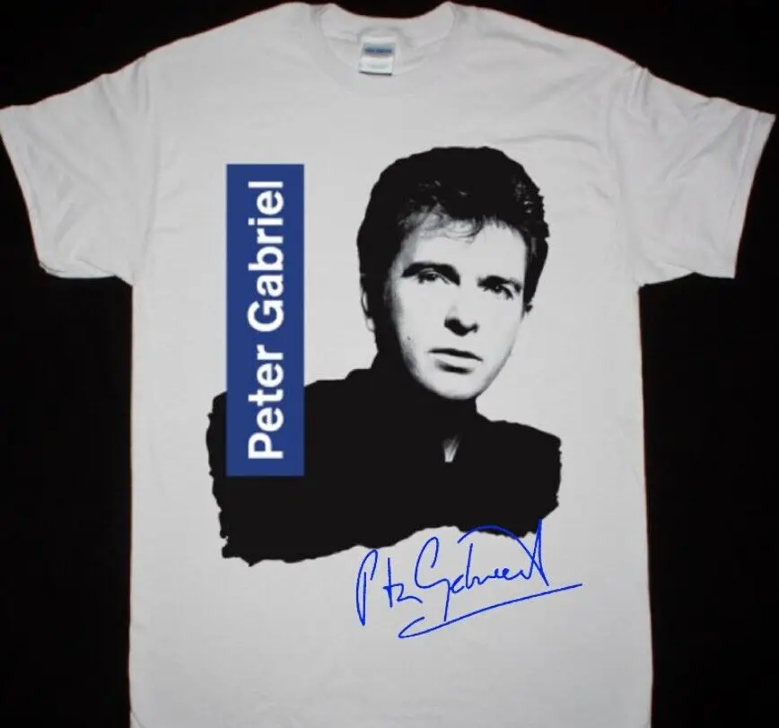 Vtg Peter Gabriel So Tee Shirt Mens Gift Fan Unisex S-3Xl Maniche Lunghe O Corte