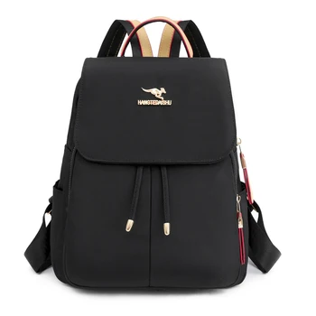 고품질 옥스포드 백팩 여성용 멀티 포켓, Mochila 블랙, 작은 디자이너 백팩, 귀여운 책 가방, 방수, 학교 가방, 2023