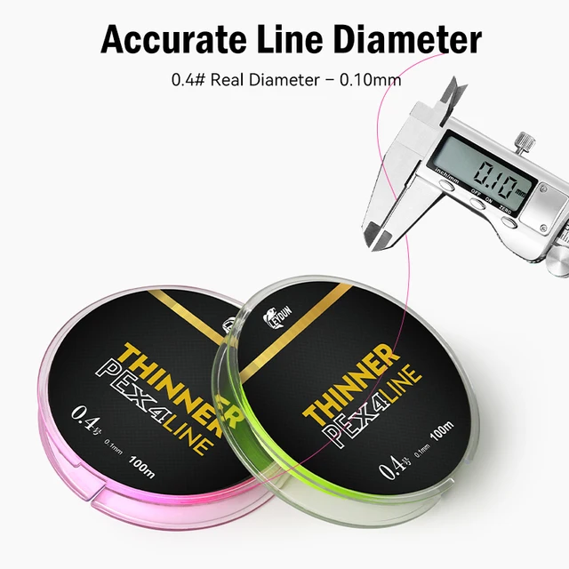 Micro THINNER Fishing Lines 100m 150m 4 Strands Braided PE Japan Monofilament Fishing Line Set Carp Fly Fishing Wire 4