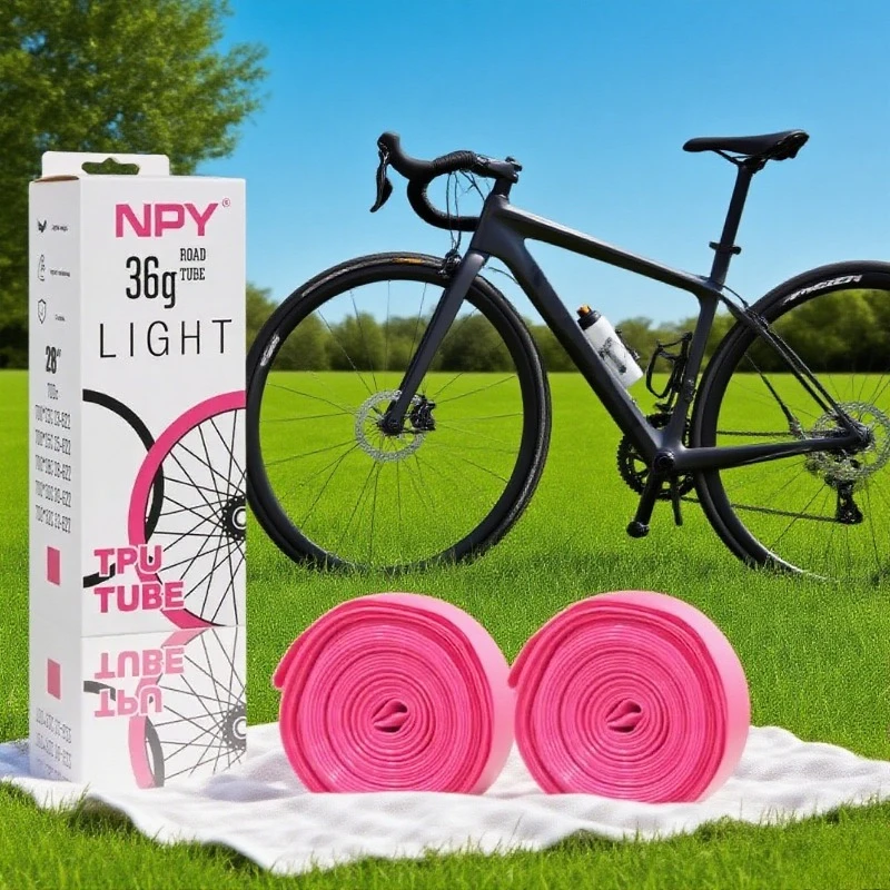 Ultralight TPU Road Bicycle Inner Tube with French Valve - 700c
