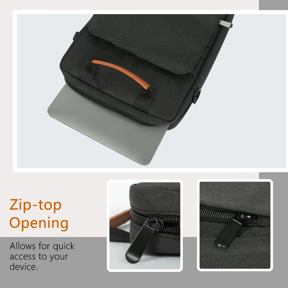 Compact Tablet & Laptop Shoulder Sleeve Handbag - Fits 12-13 Devices