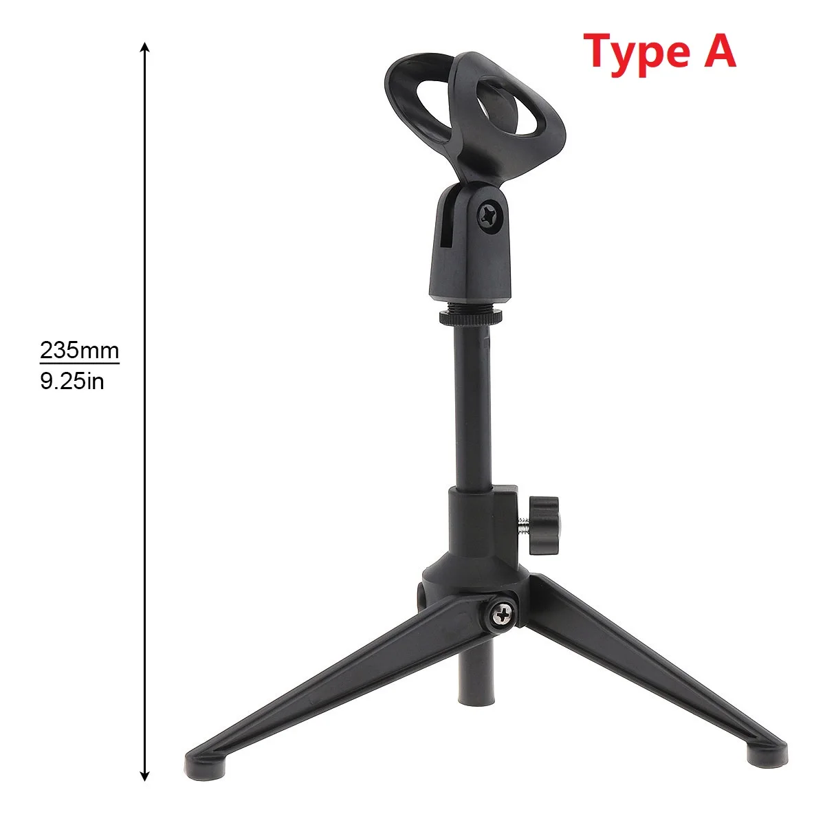 Portable Metal Microphone Three-Legged Lifting Stand 180 Degree Rotation Angle 3 Types Optional