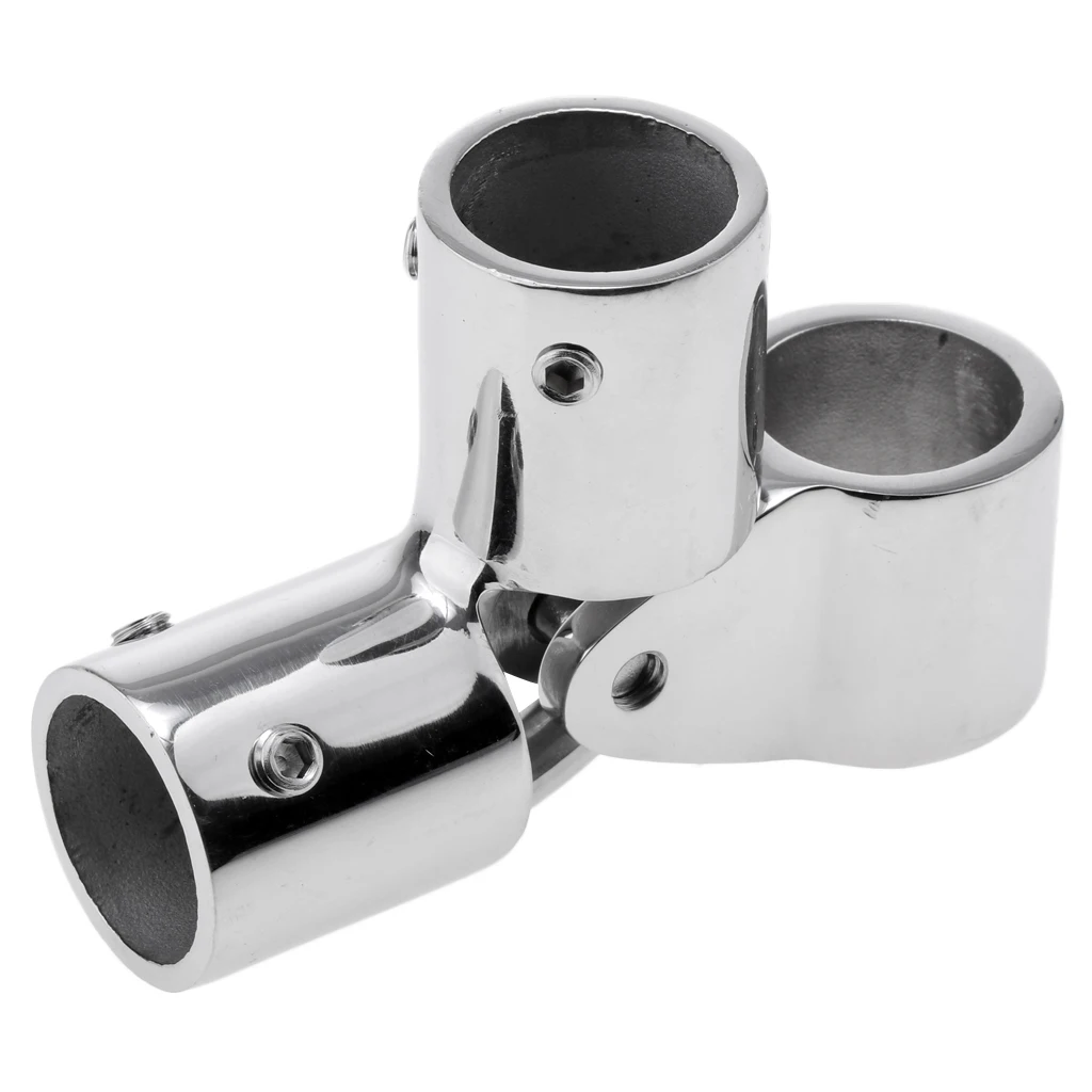 

316 Stainless Steel Marine Bimini Top Cap Eye End Deck Hinge Mount (22mm)