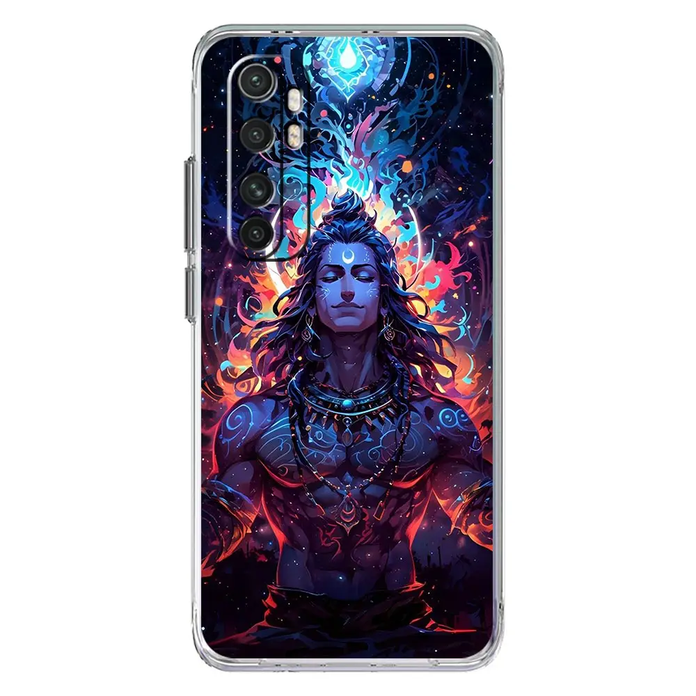 Divine India-Inspired Phone Case Featuring Lord Shiva and Buddha Design