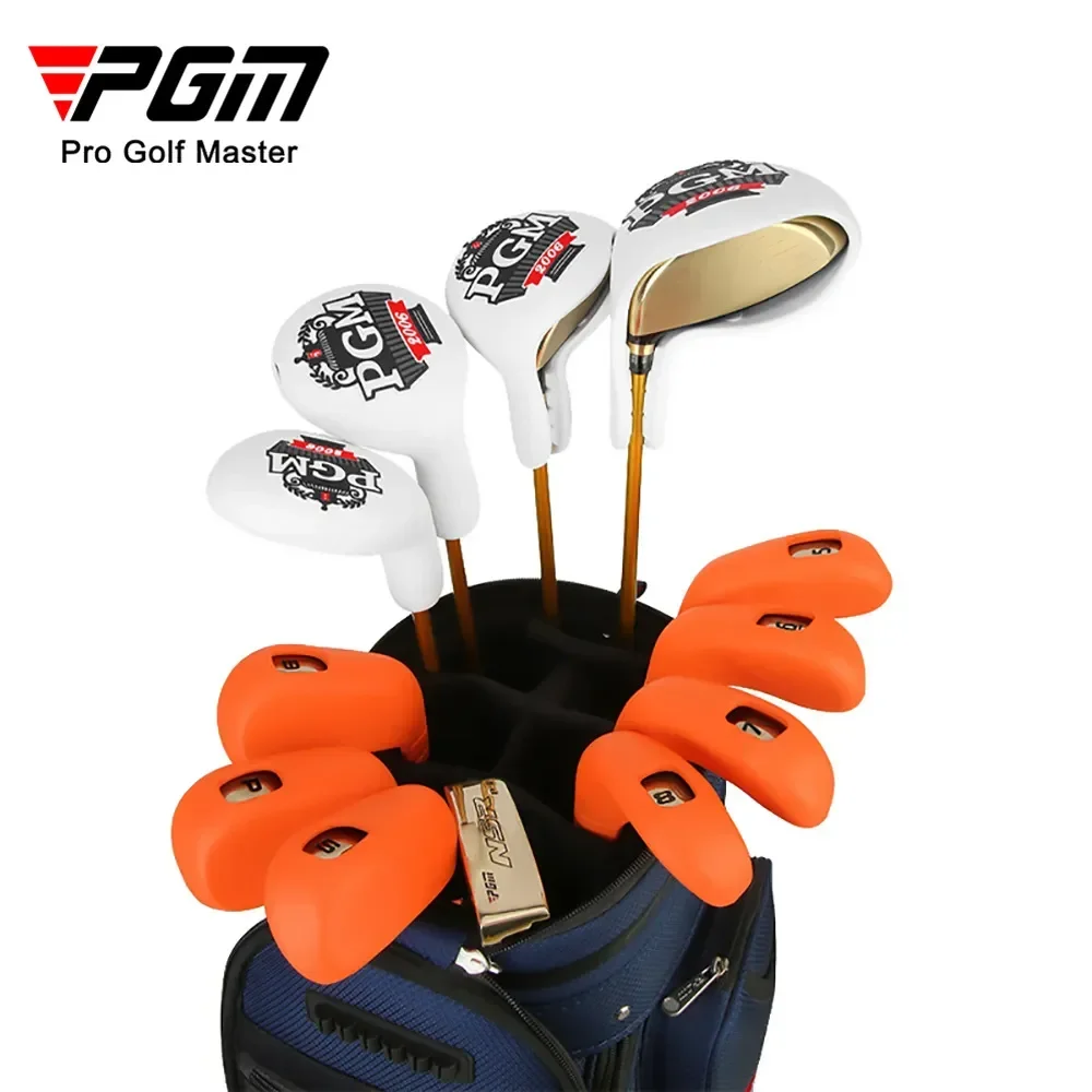 

Pgm 2023 New Golf Club Iron Head Covers Zachte Tpe Elastische Stabiele Waterdichte Blauw Zwart Oranje Roze Wit Groen
