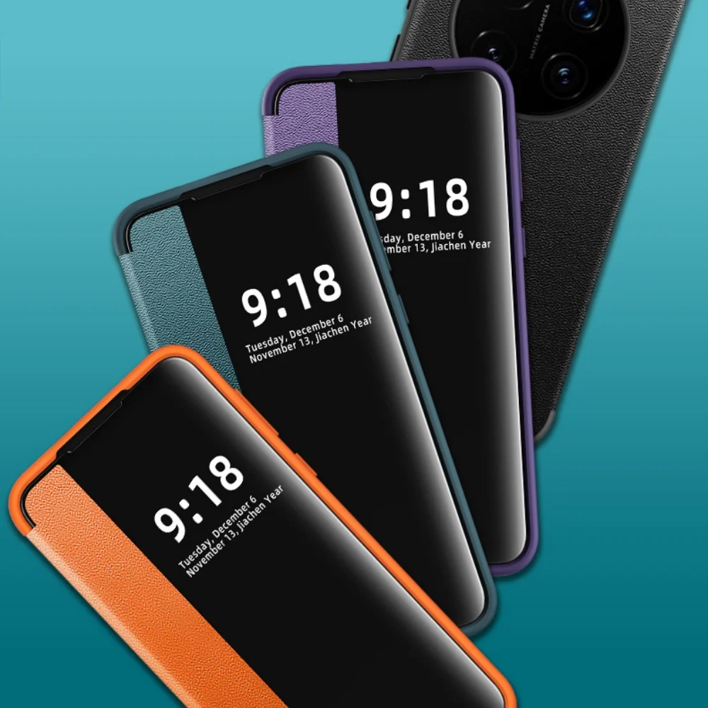 Vegan Leather Flip Cover For Honor Magic 6 7 Pro Flip Case All-Inclusive Silicone Airbag Corners Drop Impact Resistant Shell 5