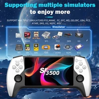SF3500 Console de jeu vidéo Portable rétro système Linux 5.0 pouces 854*480 écran IPS 3000mAh lecteur vidéo de poche Portable jeux 4